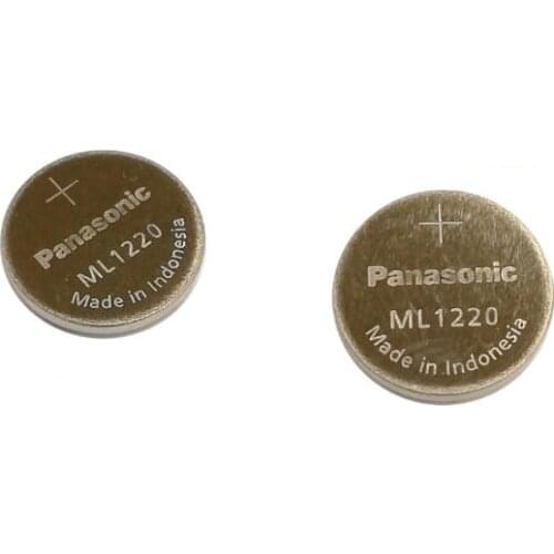 30pcs/lot New Battery For Panasonic ML1220 3V ML 1220 Rechargeable CMOS RTC BIOS Back Up Cell Button Battery Coin Batteries