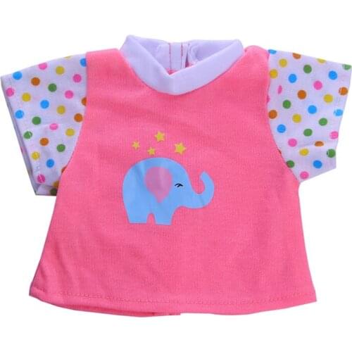 Cute Blue Elephant clothes Accessories Fit 43cm Doll & 18inch Doll Clothes Children Gift n1414