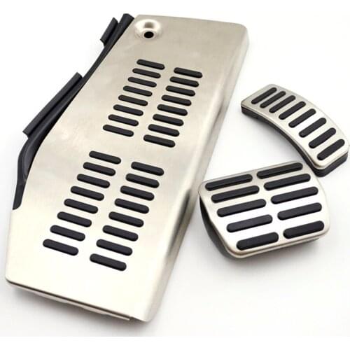 Car Pedal Stainless Steel Pad Foot Rest FOR Volkswagen Polo VW Golf 4 Bora Beetle RSi GTI R32 Audi A3 SEAT car styling