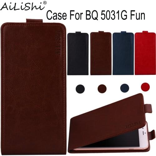 AiLiShi Case For BQ 5031G Fun Luxury Flip PU Leather Case BQ Exclusive 100% Phone Protective Cover Skin+Tracking
