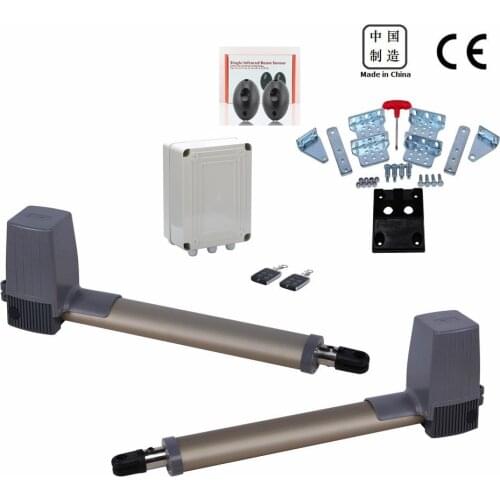 DC24V remote control swing gate motor garden swing gate opener with Screw driven piston type