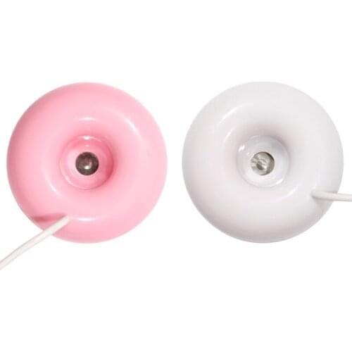 Free_on Mini USB Donut Humidifier Colorful lights Air Purifier Aroma Home Car Portable