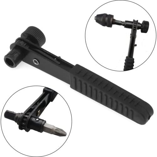 Mini Rapid Ratchet Wrench 1/4 in Screwdriver Rod 6.35mm Quick Socket Wrench Hand Tools