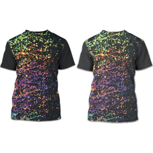 Haraujuku 3D Print Summer Fashion Glow in Dark Men/Women Leisure O-Neck T-shirts / Beach Shorts / Tanks / Oversized Tops s-254