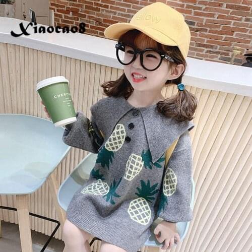 1to11Years Baby Girls Long Sleeve Print Cotton Dress 2020 Autumn Kids Full Dresses Children Toddler Fall Princess Clothing 8 12