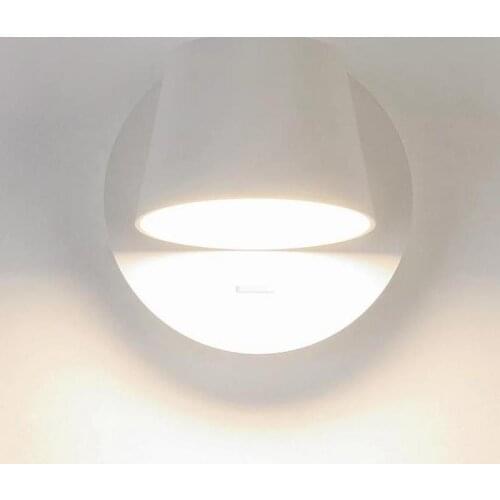 Study room 6W/12W Led Wall Lamp for Bedroom Balcony Nordic shopcase led wall Light Black/white Led Reading light wall sconce