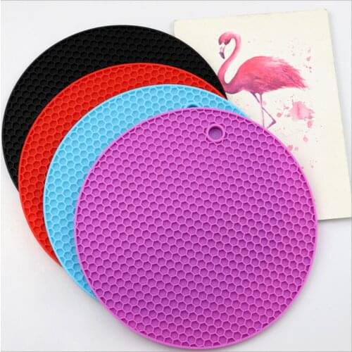 Round Tray Silicone Doming Mat Pot Holder DIY Craft Tools Phone Case Making Resin Jewelry Doming Decoden Random Color
