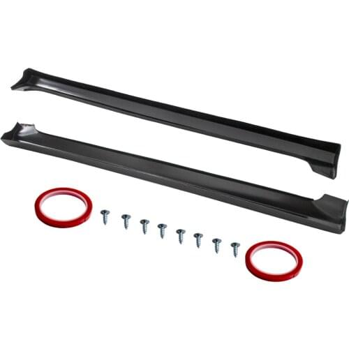 Skirts Extensions Polypropylene PP for Toyota Corolla Sedan OE Style Side 2009 2010 2011 2012 2013