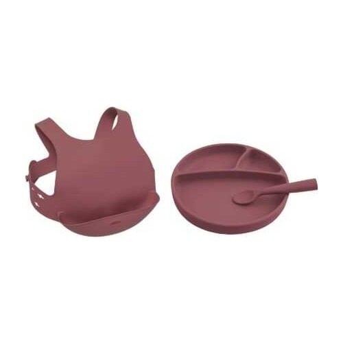 Oioi Nutrition Set Plate Gowns Scoop Burgundy