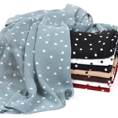 2021 Fashion Women Bubble Chiffon Hijab Scarf Foulard Femme Musulman Printed Shawl Islamic Clothing Headwear Muslim Headscarf