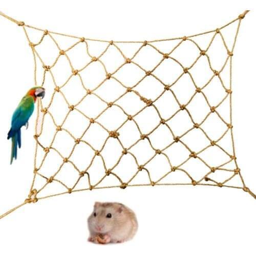 Parrot Bird hemp rope climbing net manila rope toy bird Hamster pet universal climbing net HZ1015