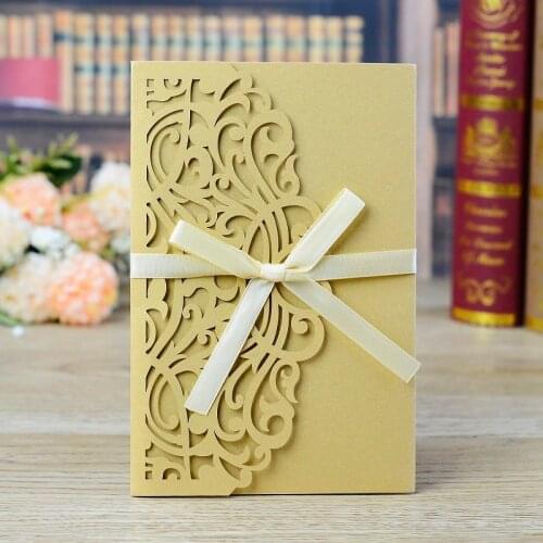 Invitations wedding invitation wedding invitations 50pcs greeting cards with envelope envelopes for wedding invitations