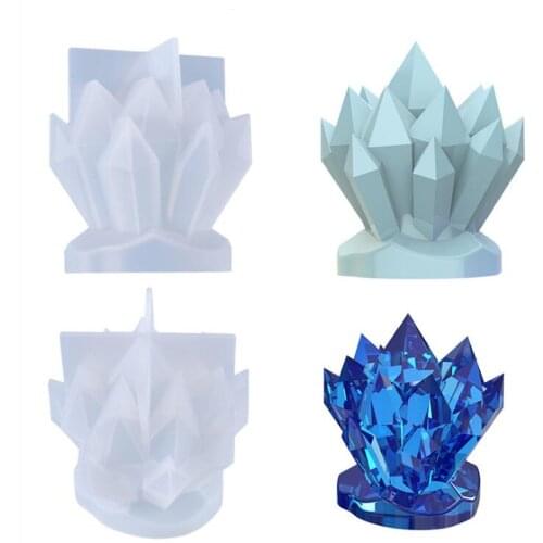 Transparent Silicone Mould Dried Flower Resin Decorative Craft DIY Crystal cluster ornaments Mold epoxy resin molds for jewelry