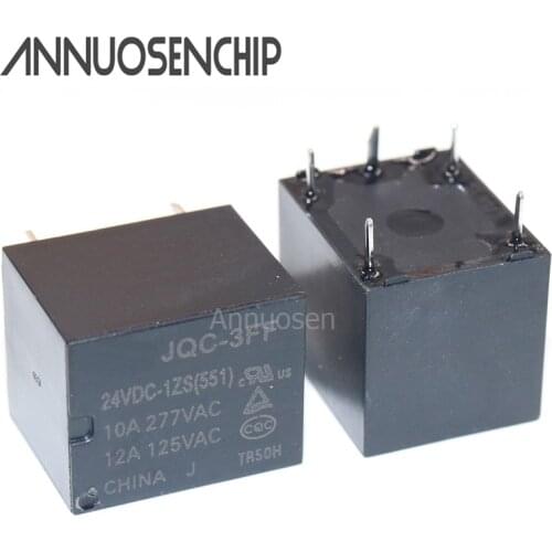Relay JQC-3FF-24VDC-1ZS JQC-3FF DC24V 10A 5PIN NEW ORIGINAL