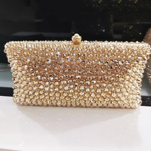 Champagne Color Celebrities Prom Clutches New Fashion Women’s Dinner Banquet Handbags Luxury Ladies Party Shopping Tote