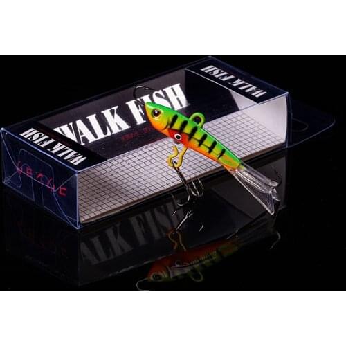 WALK FISH 1PCS 60mm 9.4g Winter Ice Fishing Lure Minnow Hard Artificial Bait Isca Pesca Carp Fishing Tackle