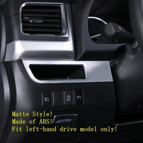 Yimaautotrims Left Central Control Instrument Decoration Strip Cover Trim Fit For Toyota Highlander KLUGER 2014 2015 2016 ABS