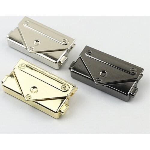 10pcs/lot Bag Buckles Women Handbag Making Metal Push Lock Briefcase Lock Hardware Accessories