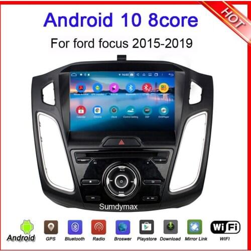 9" 1din android 9.0 car dvd player for focus MK3 2015-2019 car multimedia gps navi car radio auto headunit wifi bluetooth