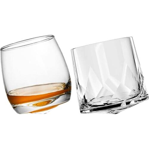 Free Shipping 4PCS Whiskey Glasses, Whisky Tumbler,Scotch Whisky, Bourbon, Cocktails, RUM Set of 4