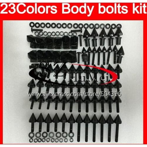 Fairing bolts full screw kit For YAMAHA YZFR6 12 13 14 15 YZF-R6 YZF600 YZF R6 2012 2013 2014 2015 Windscreen bolt screws Nuts