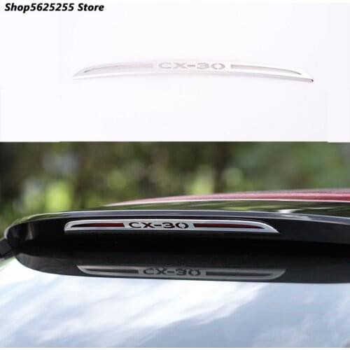 For Mazda CX30 CX 30 2020 2021 Accessories Brake Lamp Decoration Strip High Brake Lamp Decorative Cover Patch