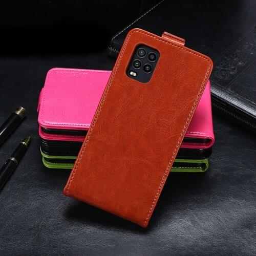 IDEWEI For Xiaomi Mi 10 Lite Case Cover Luxury Leather Flip Case For Xiaomi 10 Lite Protective Phone Case Back Cover