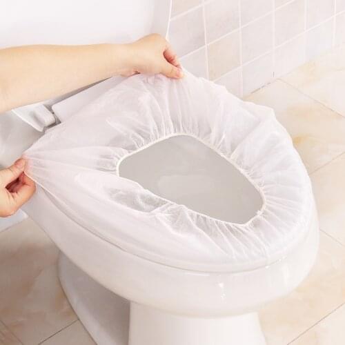 10/5/1PCS Disposable Toilet Seat Cover Mat Travel Hotel Sanitary Safe Non-woven Fabric Portable Toilet Pad Bathroom Accessories
