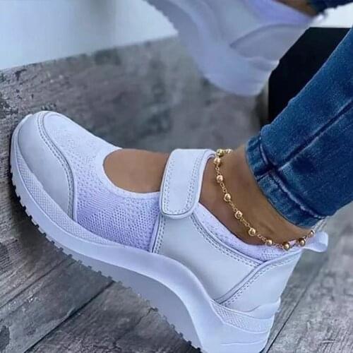 Summer Autumn Women Casual Shoes Sneakers Women Shoes Mesh Breathable Platform Chaussure Femme Non Slip Women Vulcanize Shoes