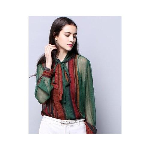 Top brand Free Shipping New Summer Women Real Silk T-shirt high quality