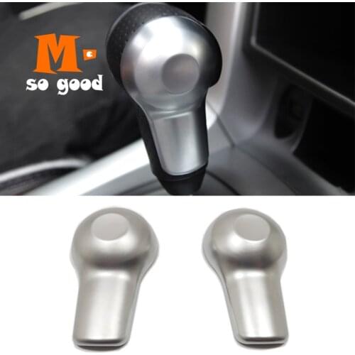 Matte For Nissan X-Trail X trail T31 2008-2013 Car Gear Shift Knob Handle decor sticker Cover trim Car-styling accessories