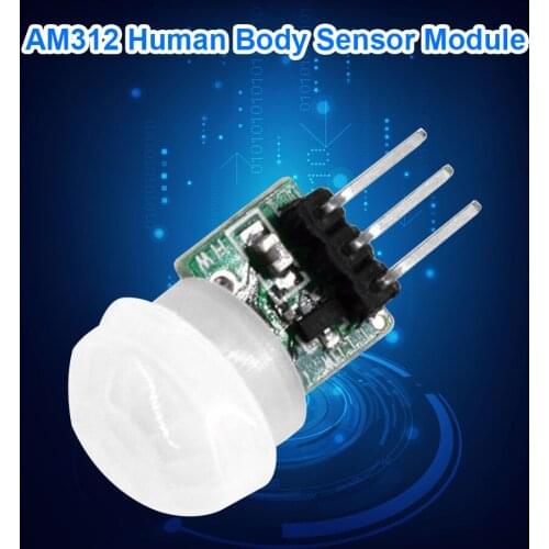 AM312 DC 2.7-12V Module Mini Adjust IR Pyroelectric Infrared PIR Motion Human Sensor Automatic Detector Module Accessories
