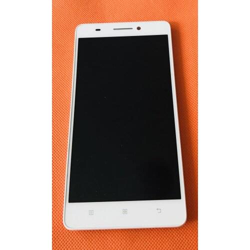 Used Original LCD Display +Digitizer Touch Screen+ Frame for Lenovo A7600-m Free shipping