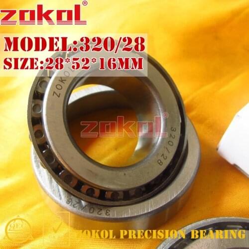 ZOKOL bearing 320/28 20071 28E Tapered Roller Bearing 28*52*16mm
