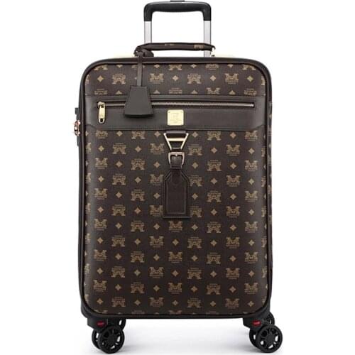 Super Fashion Celebrity Rolling Luggage Spinner luxury Password Suitcase With Wheels 16/20/24 inch Carry on Trolley Travel Bag