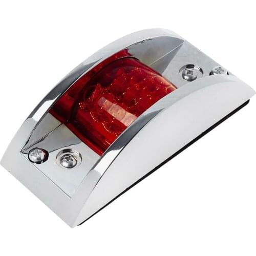 LED Side Marker Fender Light Lamp 12/24V Surface Mount Sealed Light Lens