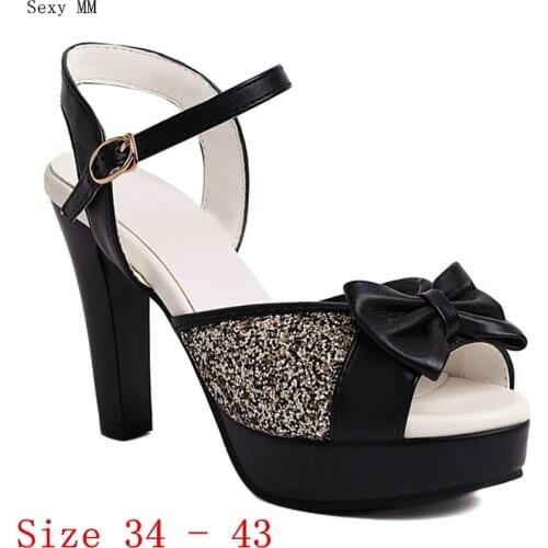 Pumps Women Peep Toe High Heels Party Wedding Platform Shoes Gladiator Sandals Woman High Heel Shoes Plus Size 34 - 40 41 42 43