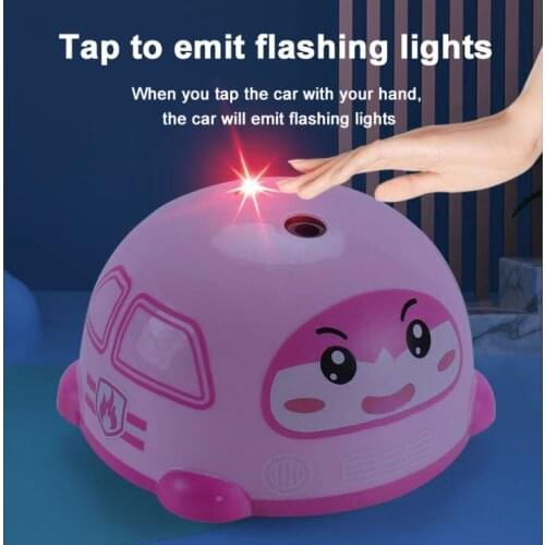 Kids Smart Sensor Cartoon Car Toy Gesture Sensor Obstacle Avoidance Press Mode Tap To Emit Flashing Lights Electric Car Toy Gift