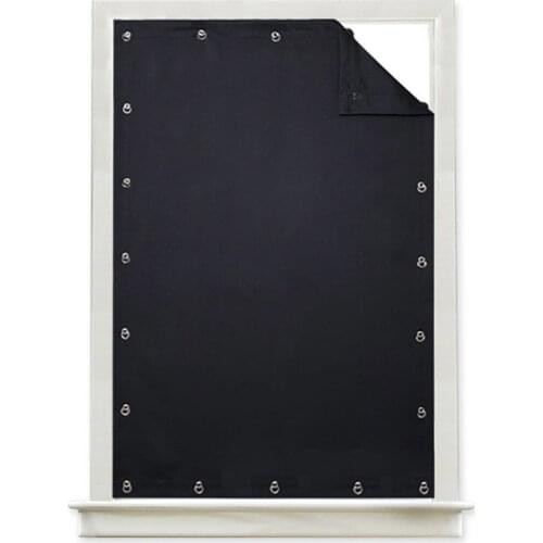 Temporary Blackout Blind Curtain For Window Adjustable Sucker Shade Drape Thermal Insulated Noise Reducing Panels For Storage Ro