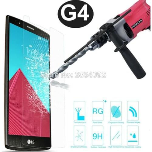 Explosion-Proof 2.5D Tempered Glass Screen Protector sFor LG G4 H815 H810 VS999 F500 HD Visual Premium 9H Glass Film for LG G4