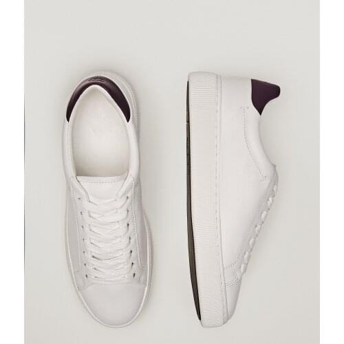 LMCAVASUN casual Vulcanized shoes women england fashion genuine leather Color contrast white shoes sneakers women shoes woman