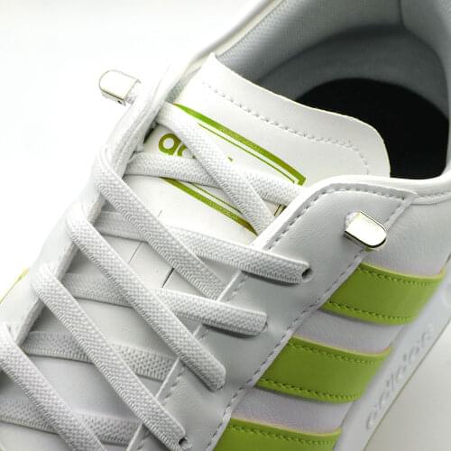 1 Pair Elastic Shoelaces No Tie Shoe laces Outdoor Leisure Sneakers Quick Safety Flat Shoe lace Kids And Adult Unisex Lazy laces