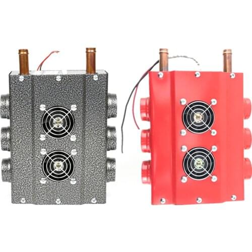 12V High Quality 6 Ports Car Vehicle Copper Iron Heater Mounting Brackets Set