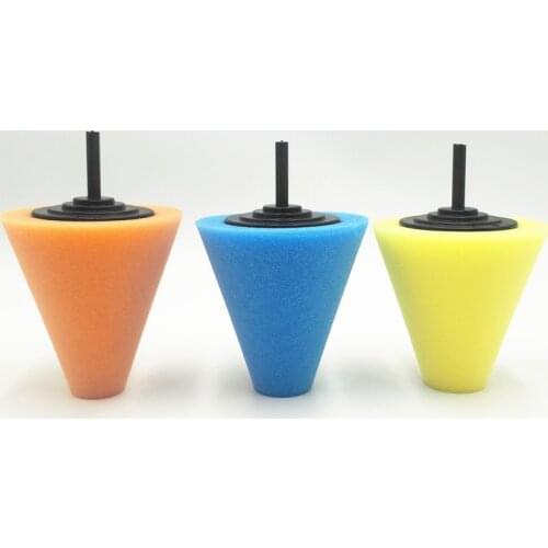 Car Styling Burnishing Foam Sponge Polishing Cone For cleaning washing Car rim Auto Wheel Hub