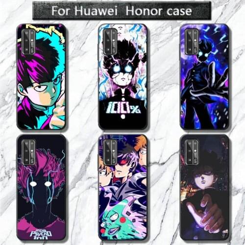 Cool Anime Mob Psycho 100 Phone Case for Huawei Honor 30 20 10 9 8 8x 8c v30 Lite view 7A5.7inch 5A Play
