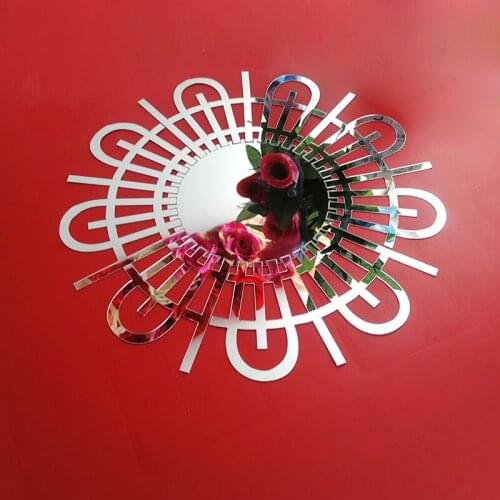 Home Decor Macrame Mirror Handmade Tapestry Makeup Mirror Compact Bohemia Decoration Home Bedroom Decorative Mirrors Wall Mirror