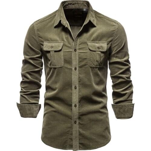 Dunayskiy Mens Corduroy Shirts