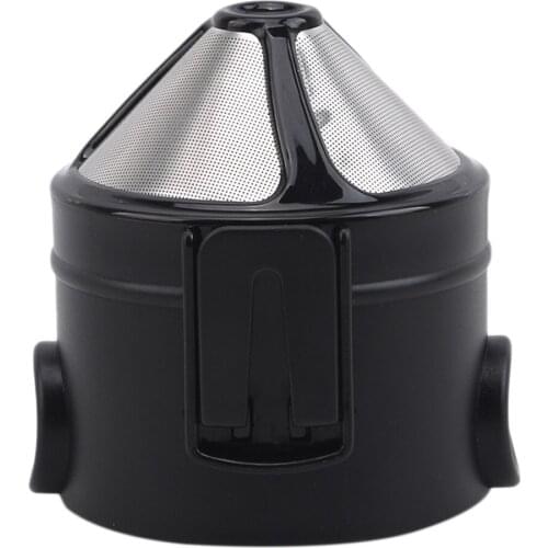 Coffee Filter Portable Stainless Steel Black Filter-Free Coffee Filter Mesh Reusable Tea Infuser Coffee Mesh Coffee Accessory