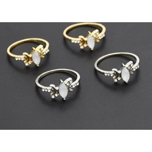 Idealway White Rings