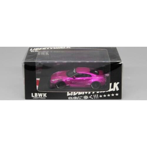 1:64 2019 NISSAN GT-R R35 PURPLE Metal Diecast Alloy toy cars Model Vehicles For Children Boys gift hot